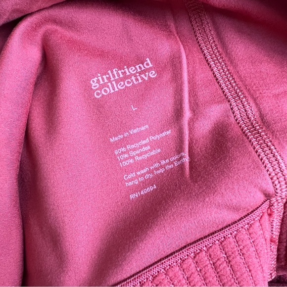 NEW Girlfriend Collective Naomi Active Workout Dress Shorts Lava Red Size Large - Picture 8 of 11